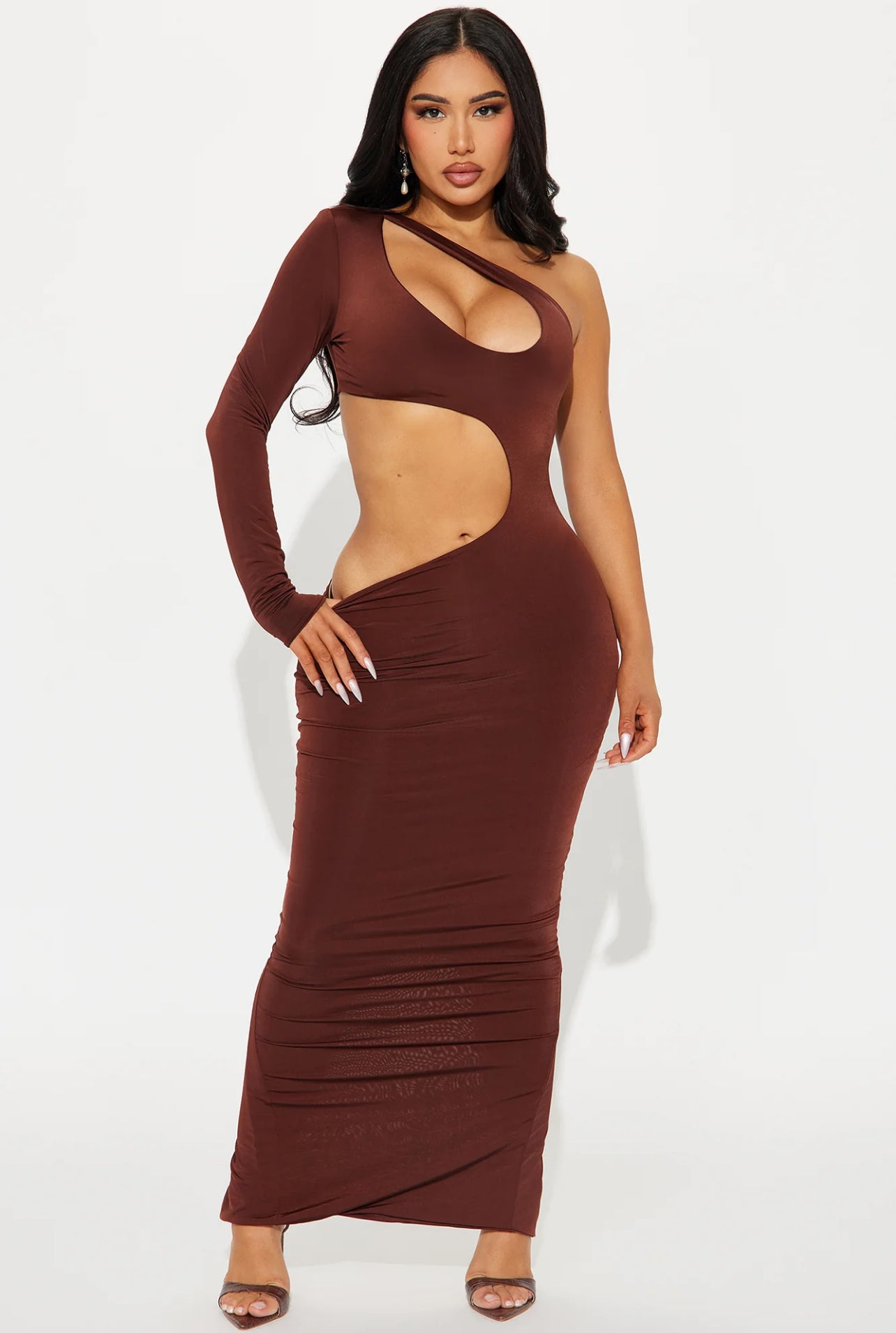 Carmel Cut-Out Maxi Dress