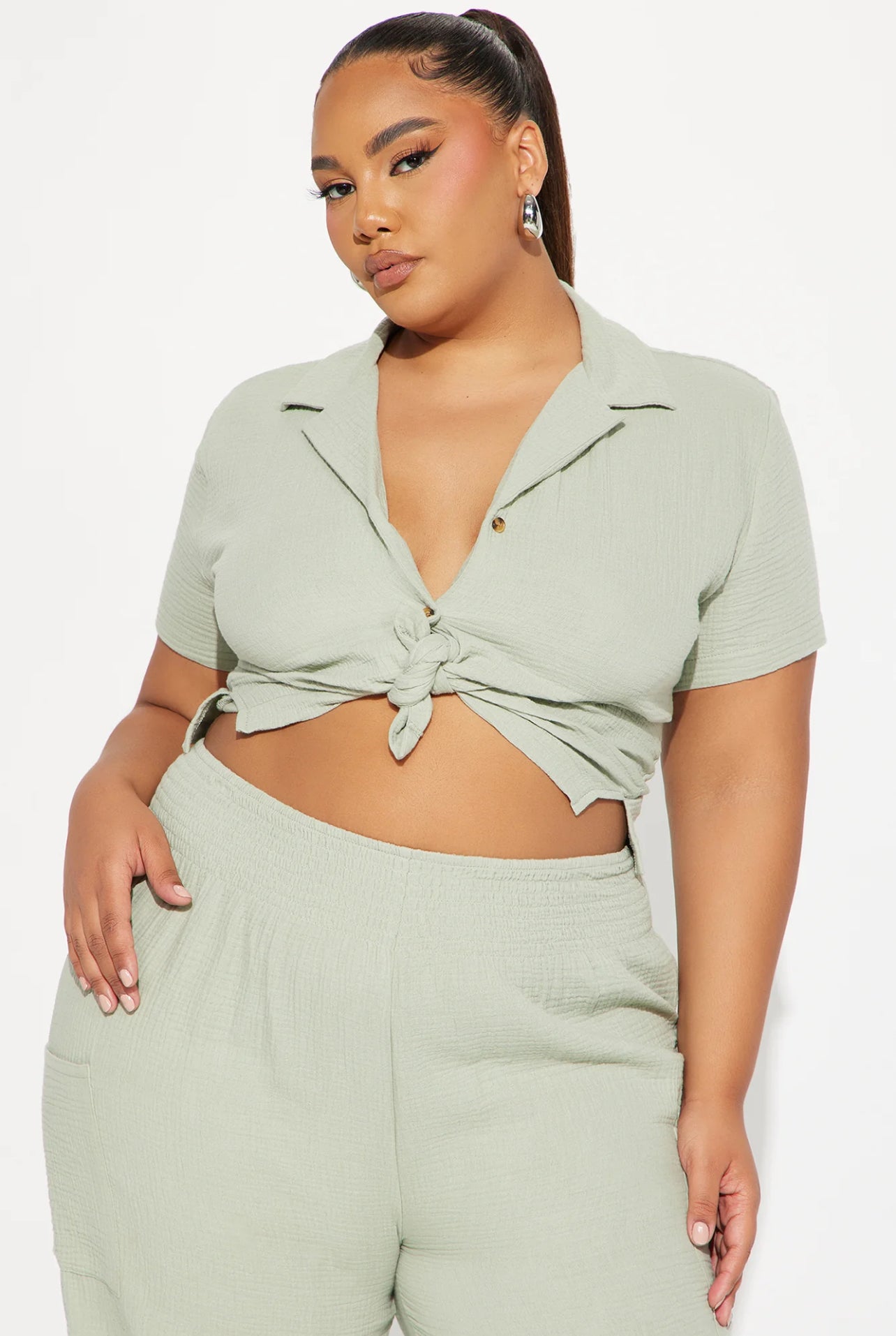 Sage Cargo Pant Set